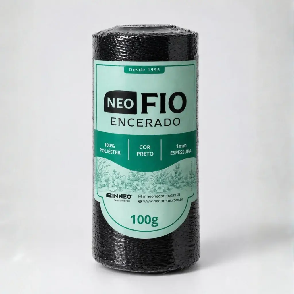 fio encerado preto